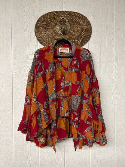 Crepe Sari Wild Rose Top 1225 156