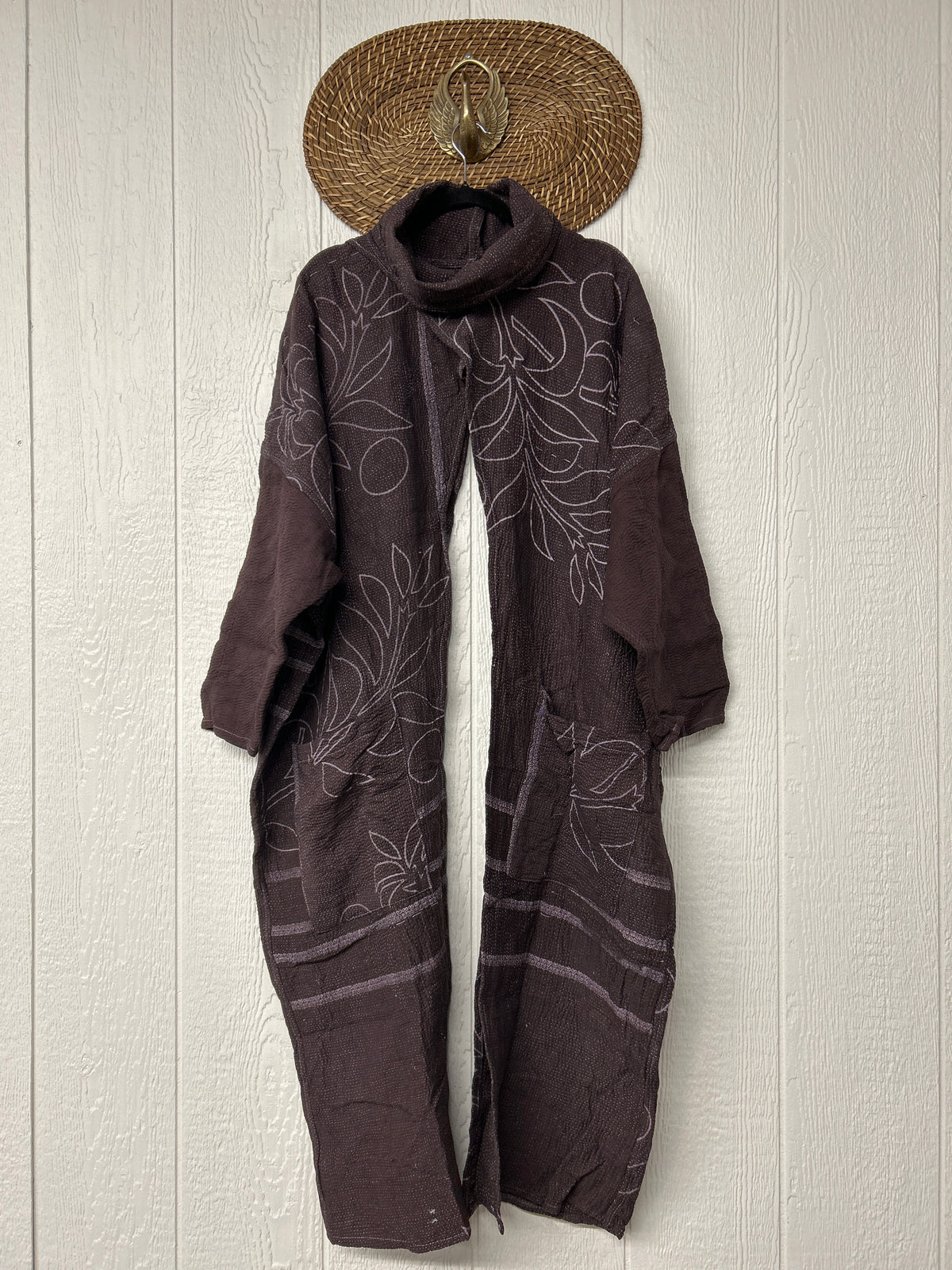 Aura Edit Fine Kantha Cowl Split Pullover 1026 002