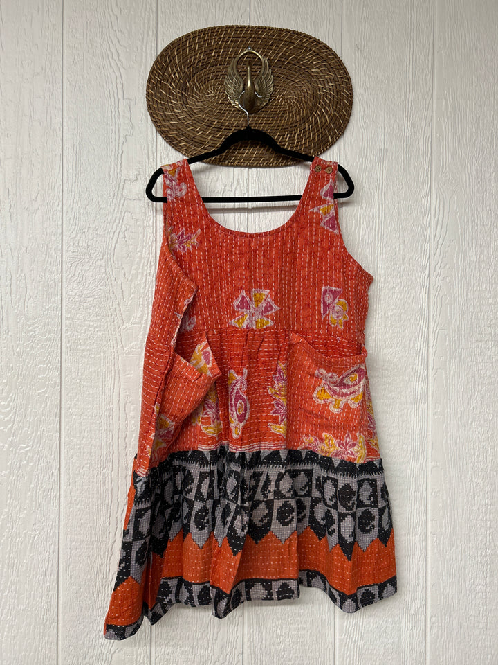 Kantha Meadow Mini Dress 0625 069