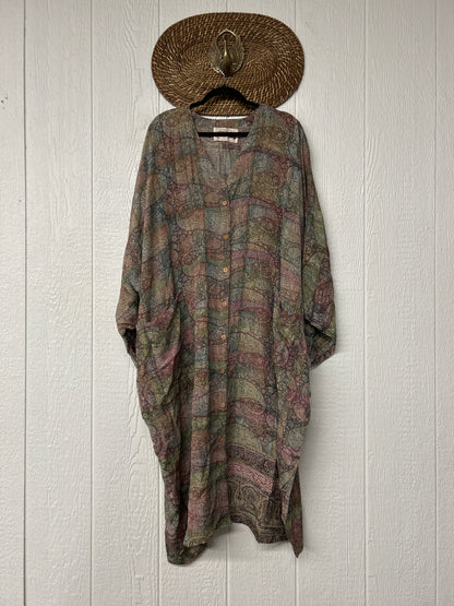 Crepe Sari Gaia Duster Dress 0826 060