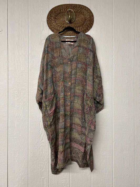 Crepe Sari Gaia Duster Dress 0826 060
