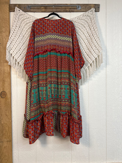 Rasgulla Sari Rhiannon Kimono 0826 080