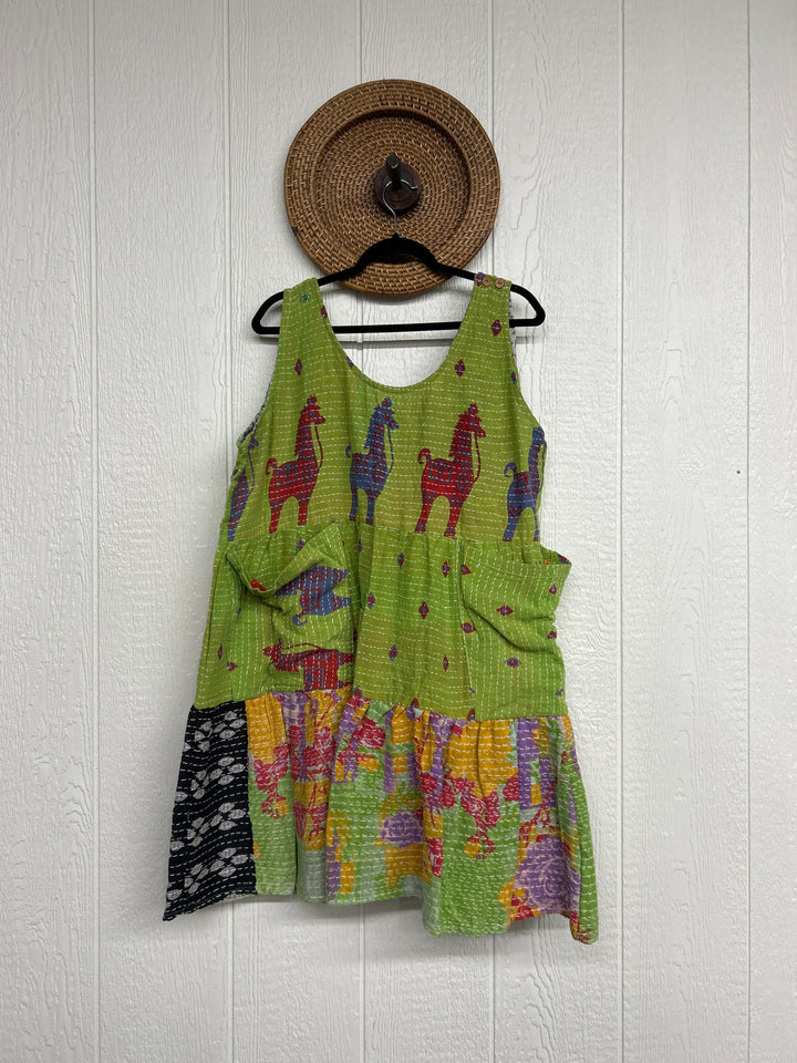 Kantha Meadow Mini Dress 0425 247