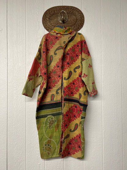 Fine Kantha Cowl Split Pullover 1225 046