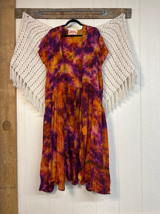 Crepe Sari Summer Evermore Kimono 0726 165