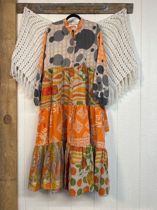 Pareo Kantha Luminous Maxi Dress 0126 237