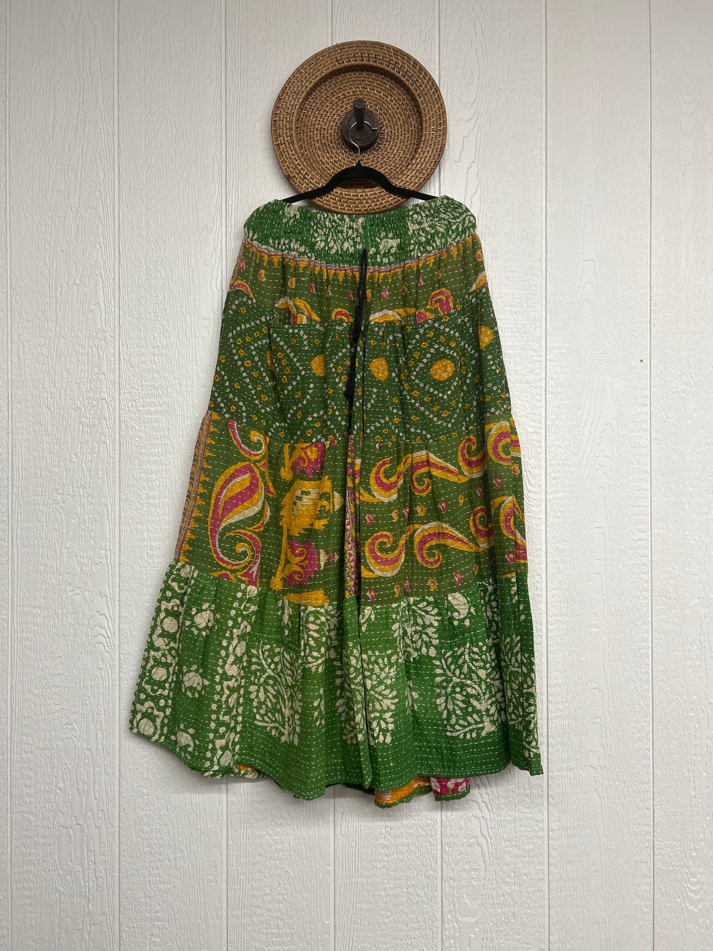Pareo Kantha Lotus Maxi Skirt 0826 248