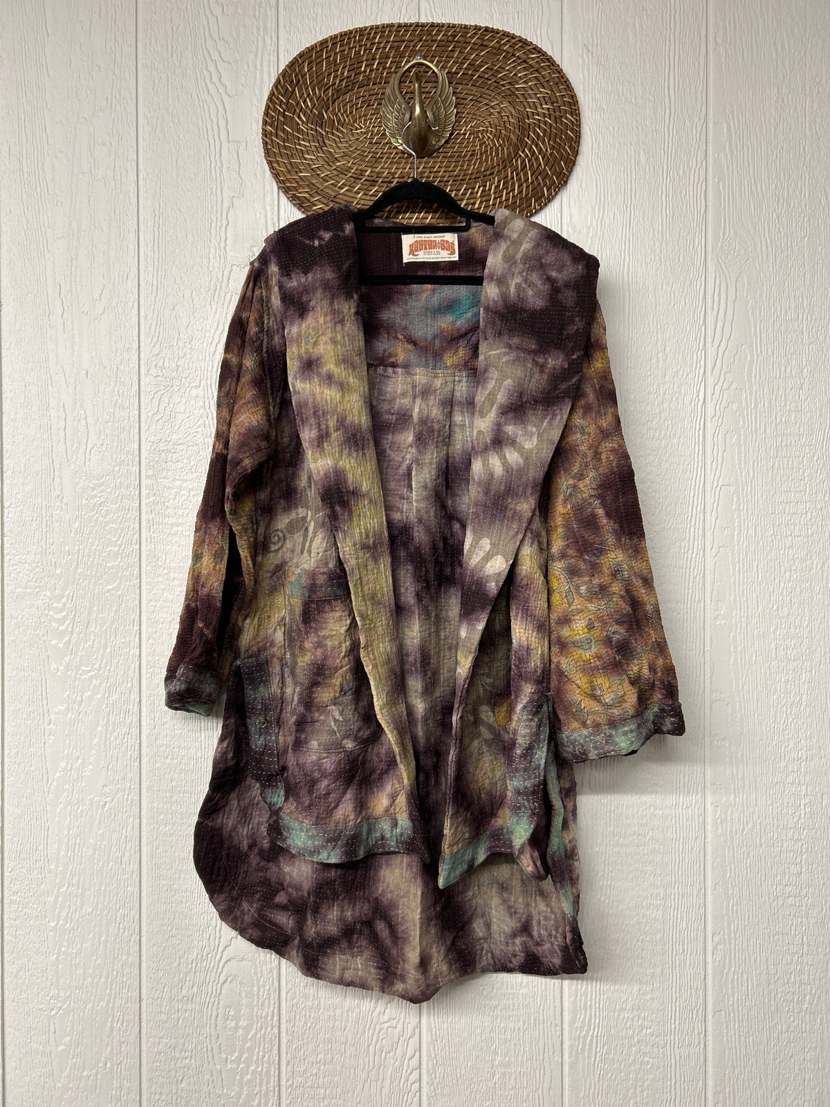 Fine Kantha Drifter Coat 1026 174
