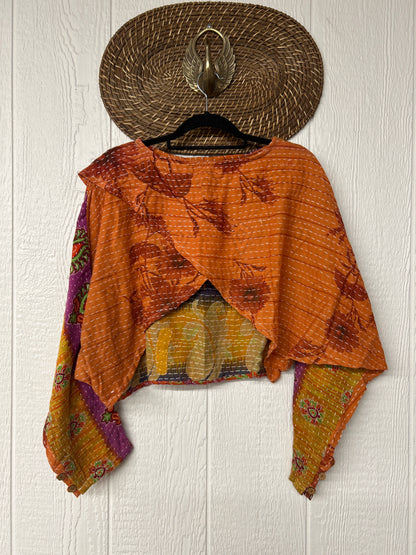 Pareo Kantha In Bloom Cropped Pullover 0326 202
