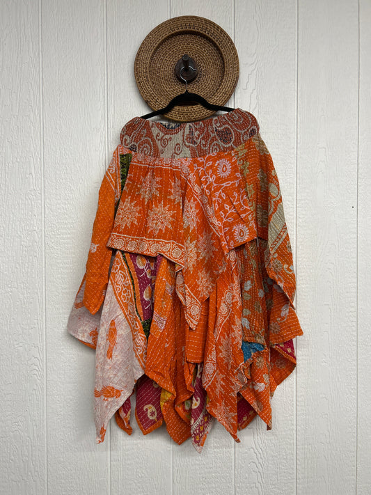 Pareo Kantha Pixie Skirt 0426 124