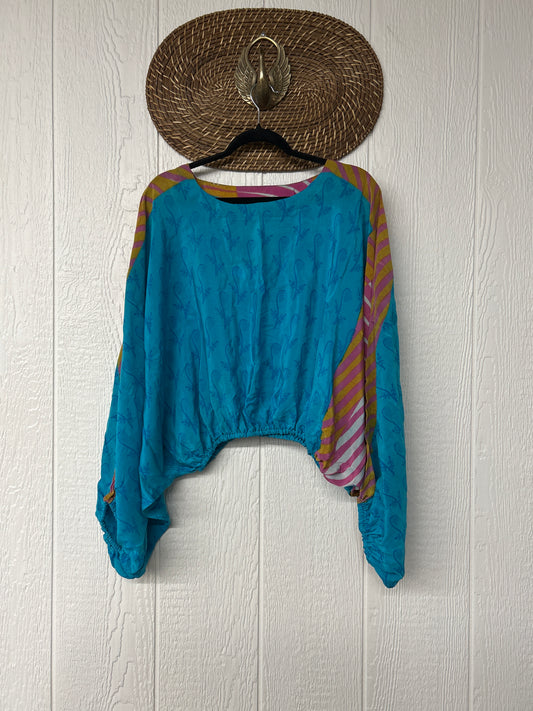 Crepe Sari Luna Crop Top 0126 191