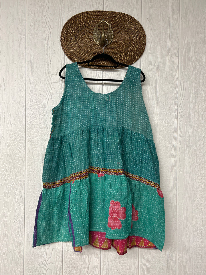 Kantha Meadow Mini Dress 0625 080