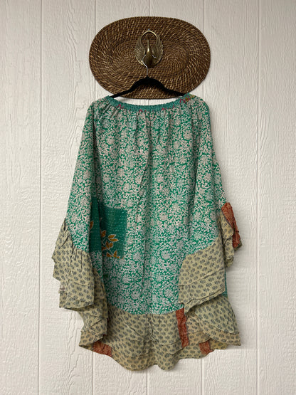 Pareo Kantha Wild Rose Skirt 0426 205