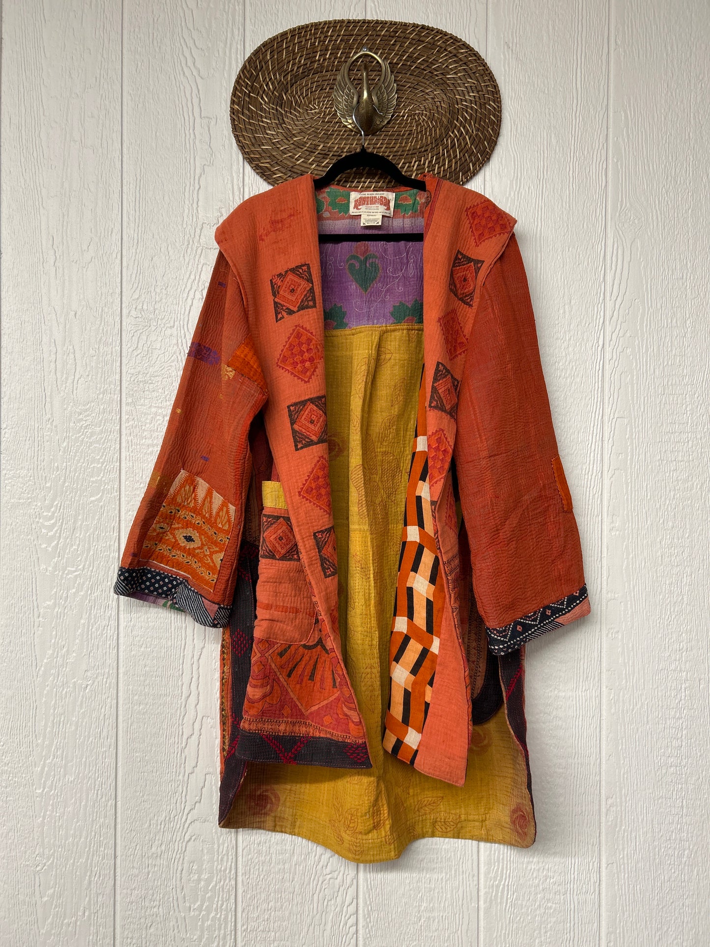 Fine Kantha Drifter Coat 1125 217