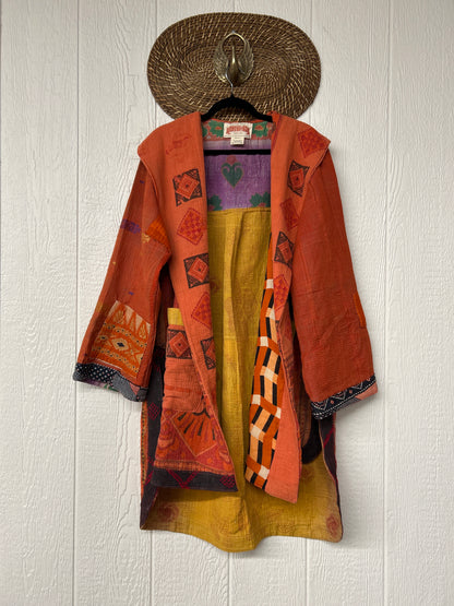 Fine Kantha Drifter Coat 1125 217