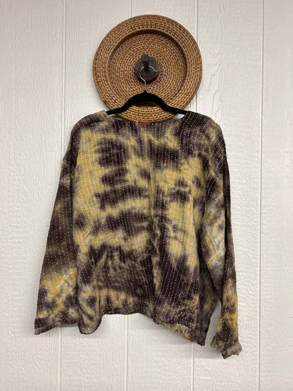 Pareo Kantha Wanderer Pocket Crop Top 0526 006