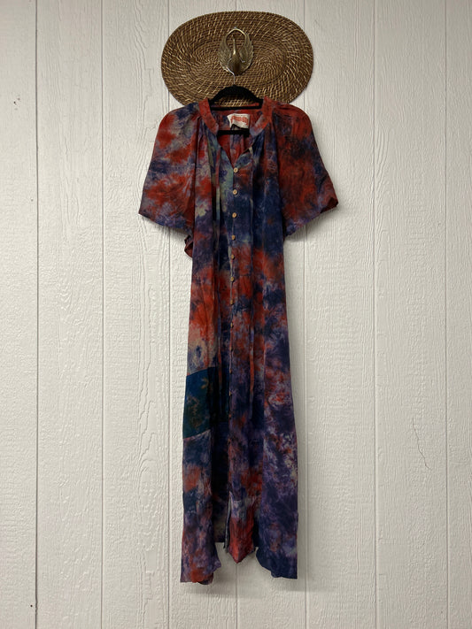 Crepe Sari Summer Woodstock Duster 0626 208
