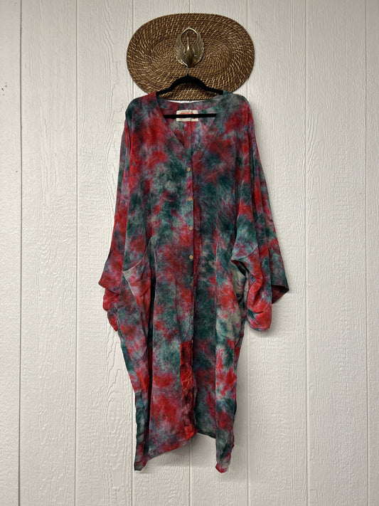 Crepe Sari Gaia Duster Dress 0426 162