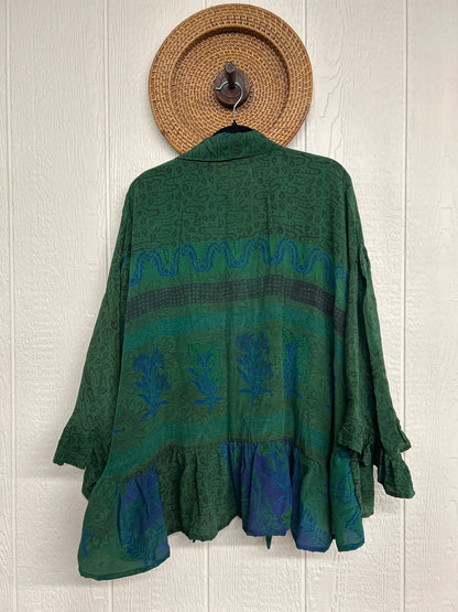 Crepe Sari Wild Rose Top 1225 127