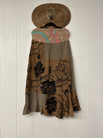 Crepe Sari Inner Peace Wrap Skirt 0626 101