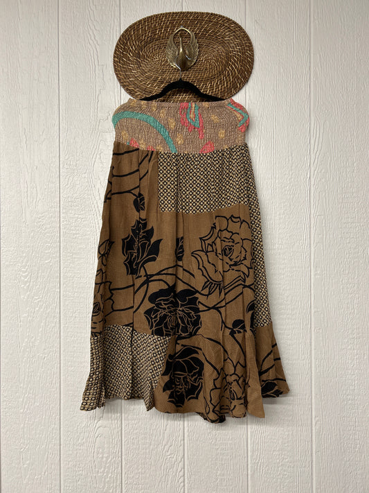Crepe Sari Inner Peace Wrap Skirt 0626 101