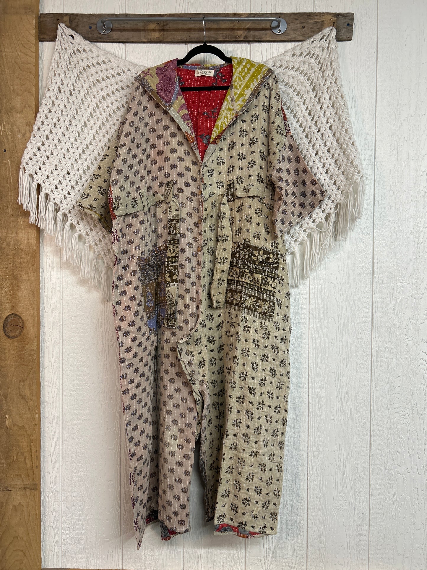 Kantha Zen Hoodie Jumpsuit 0925 214