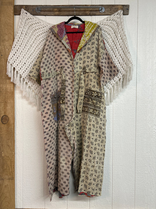 Kantha Zen Hoodie Jumpsuit 0925 214