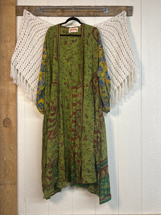 Crepe Sari Evermore Kimono 0326 216