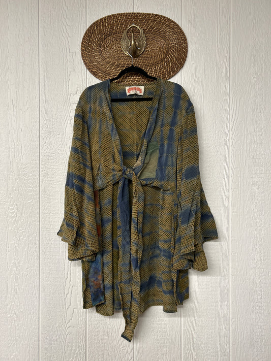 Crepe Sari Shortie Spellbound Kimono 0426 017