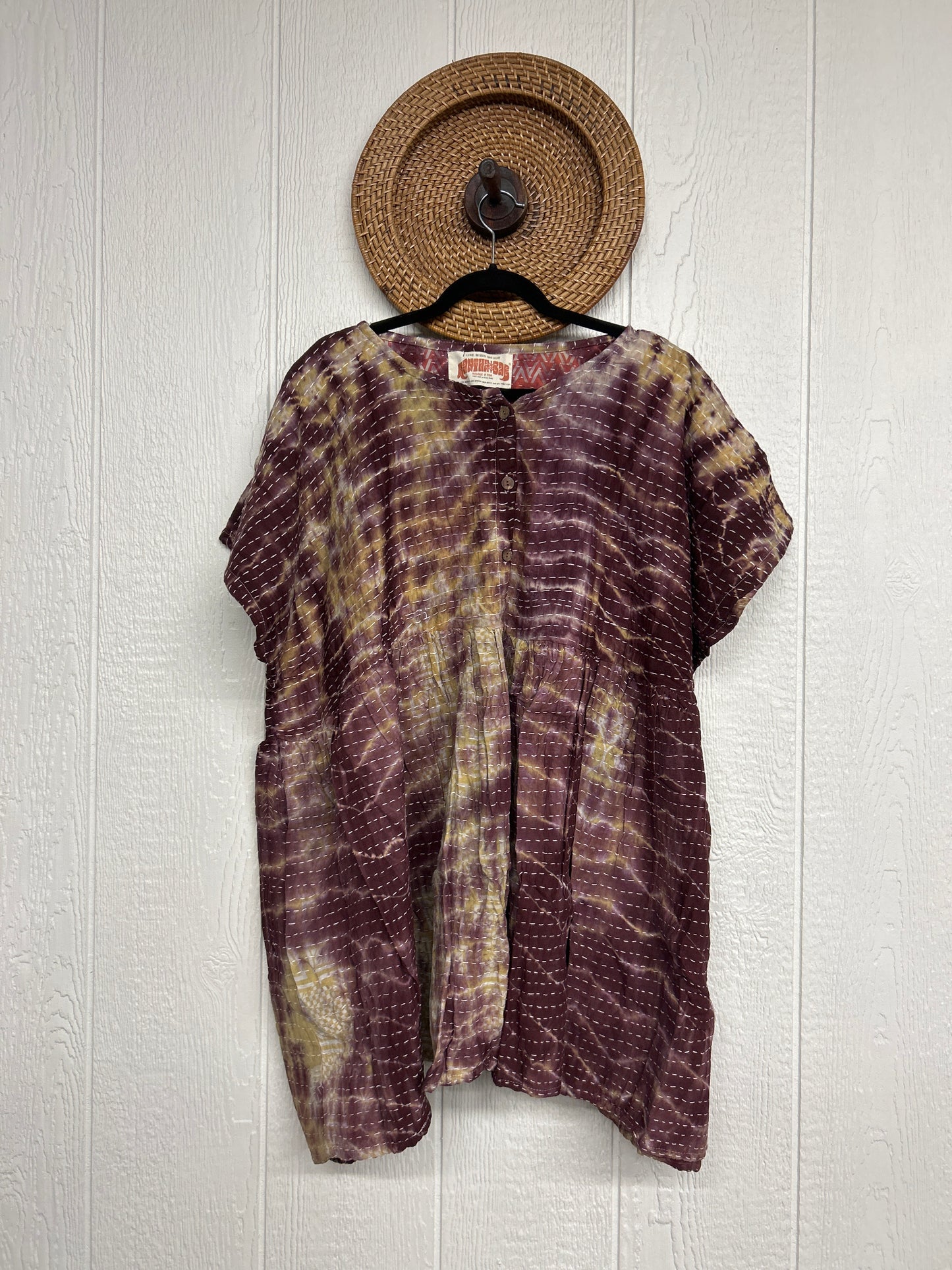 Pareo Kantha Daydreamer Button Down Mini  0526 020