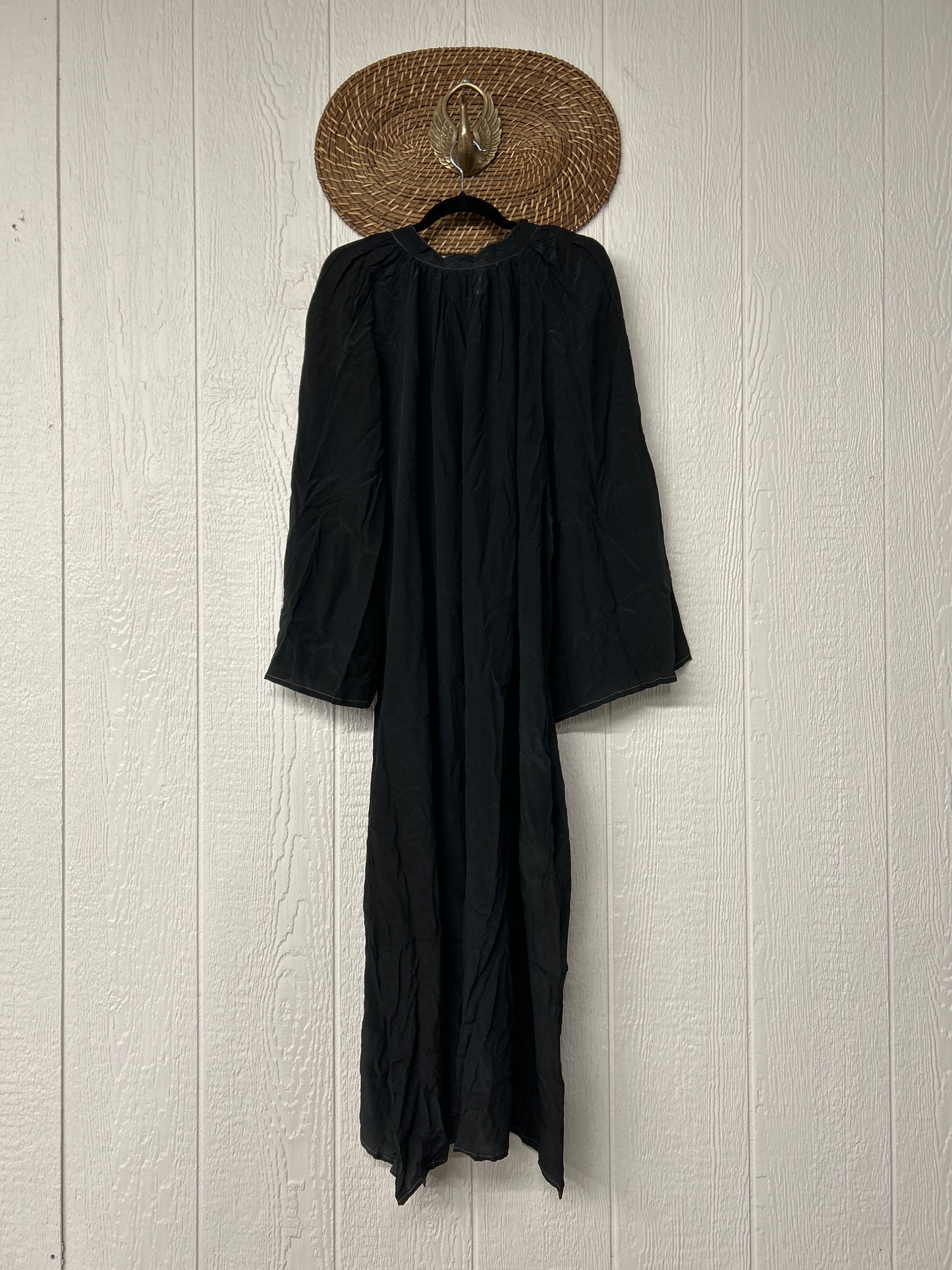 Crepe Sari Woodstock Duster Dress 0526 010