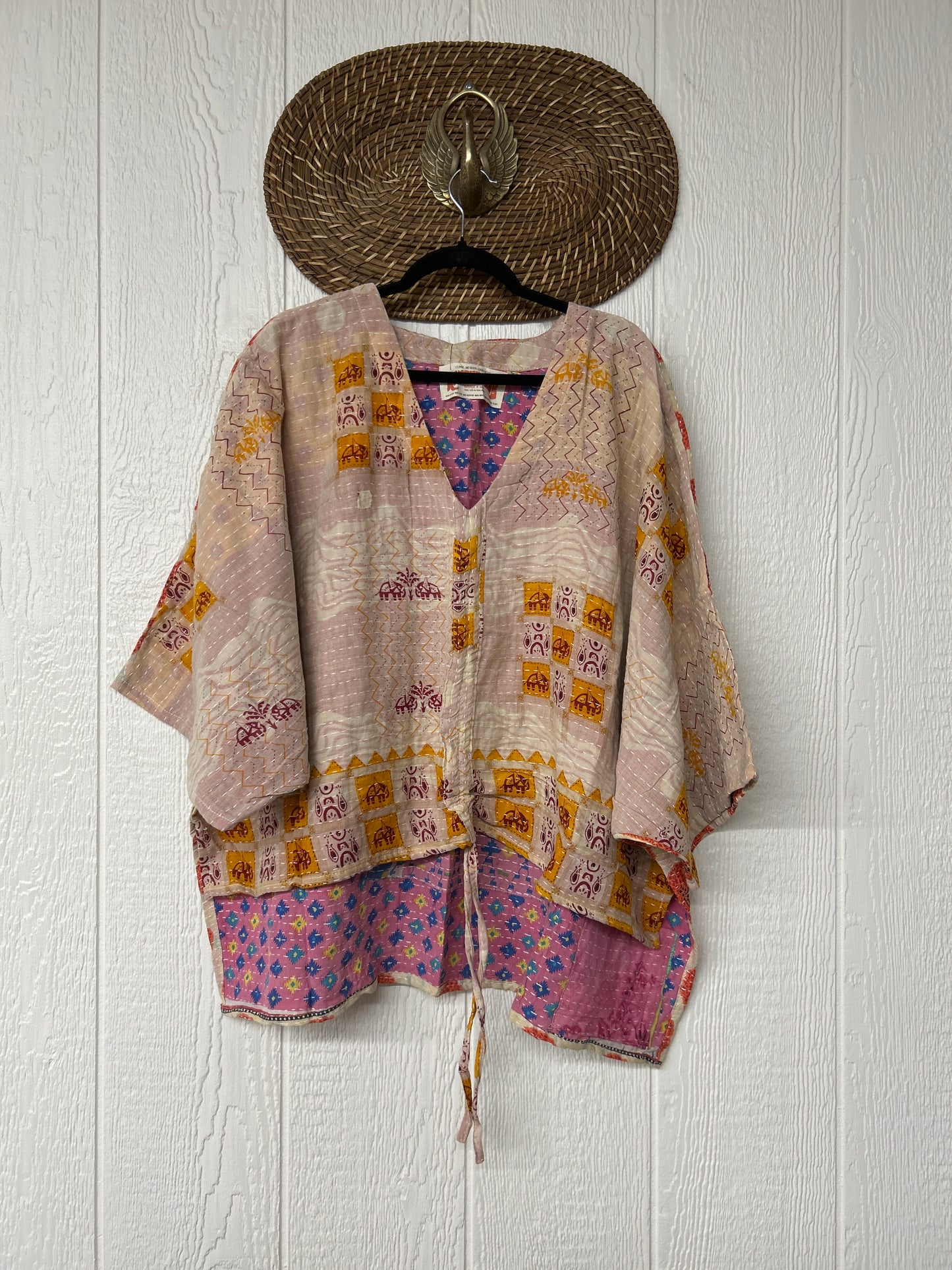 Pareo Kantha Hi-Lo Butterfly Top 0626 023