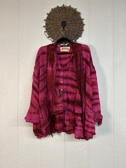 Crepe Sari Wild Rose Top 1026 016