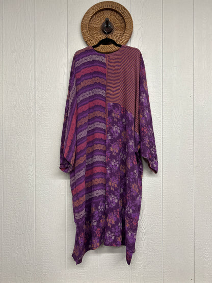 RETAIL Crepe Sari Gaia Duster Dress 0826 163