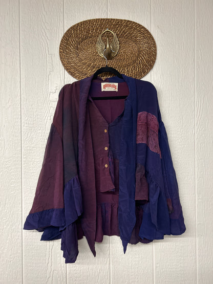 Crepe Sari Wild Rose Top 1225 155