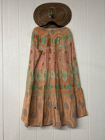 Pareo Kantha Lotus Maxi Skirt 0826 141