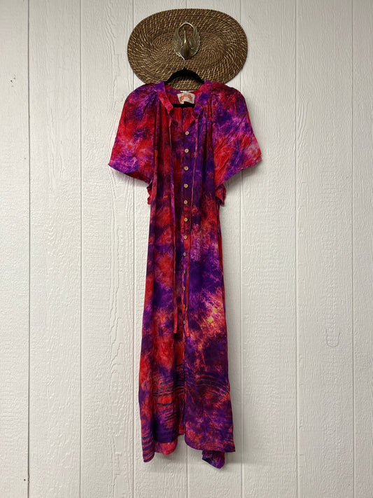 Crepe Sari Summer Woodstock Duster 0626 184