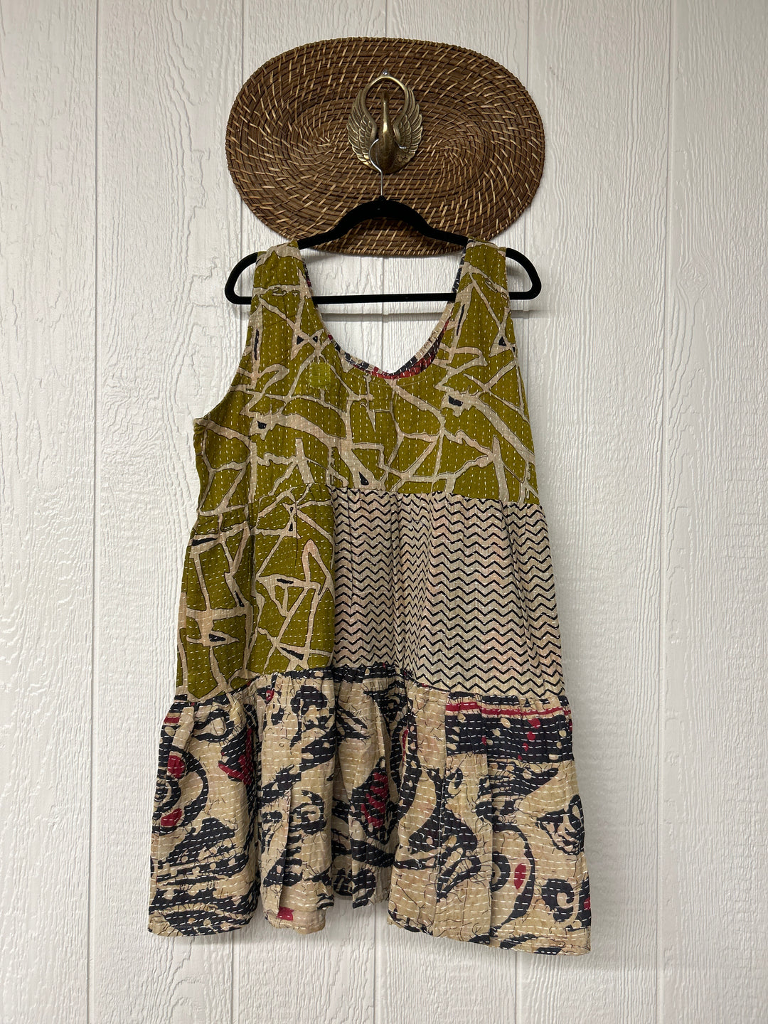 Kantha Meadow Mini Dress 0625 242