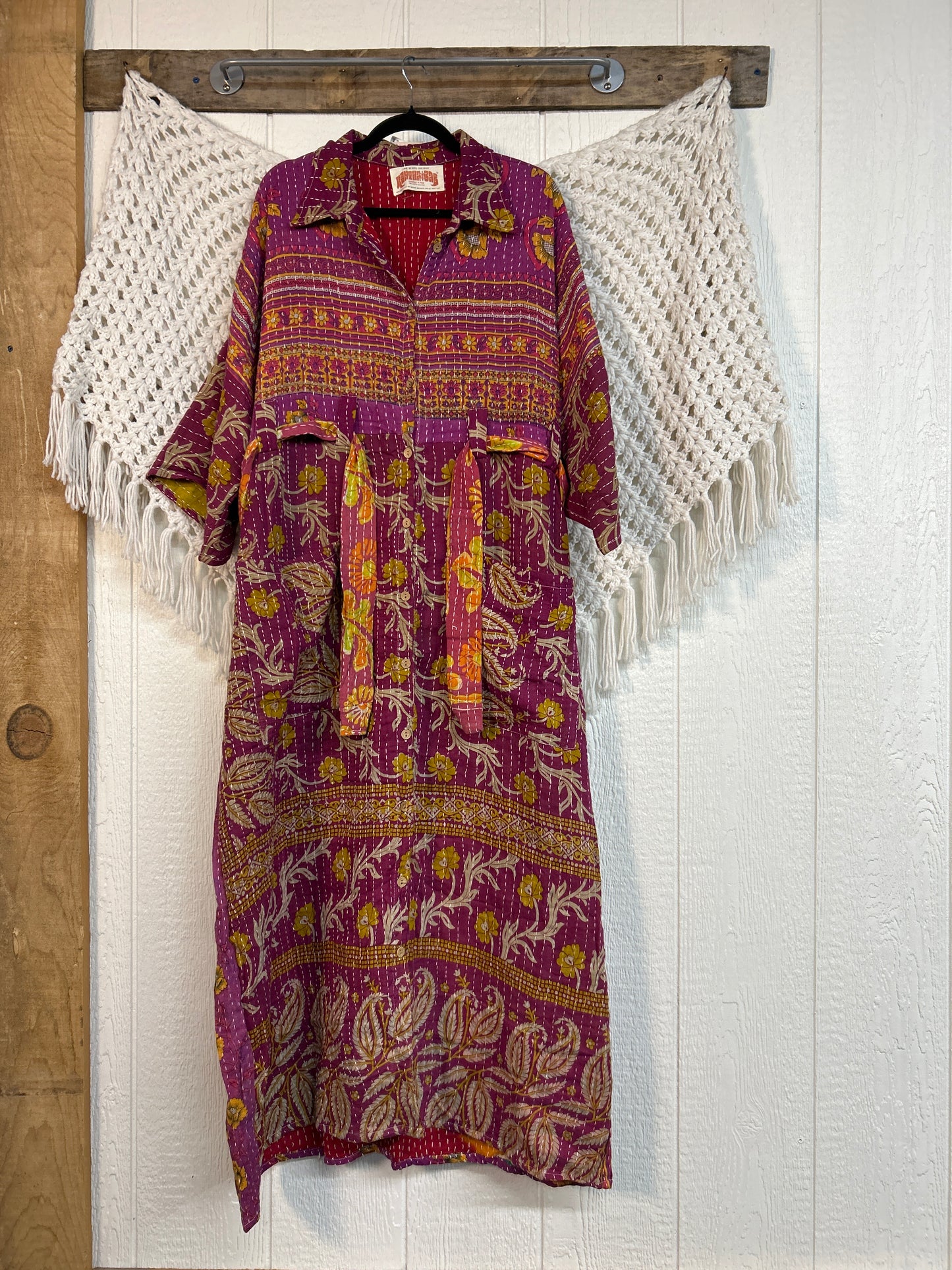 Pareo Kantha Gravity Duster Dress 0226 117