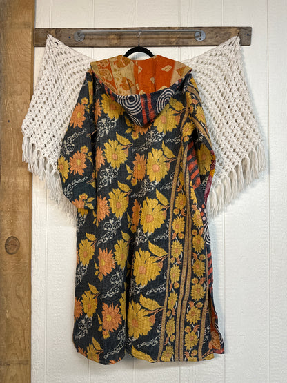 Fine Kantha Rising Sun Coat 1125 251