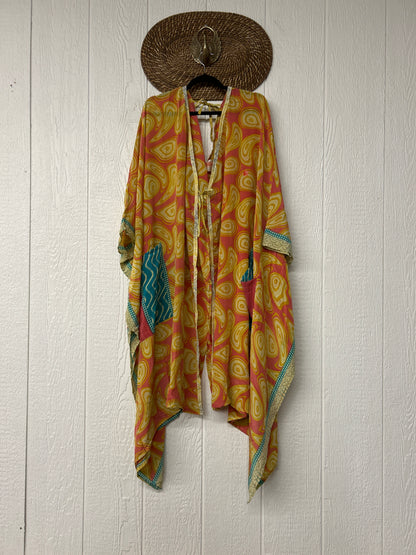 Crepe Sari Orchid Kimono 0626 124
