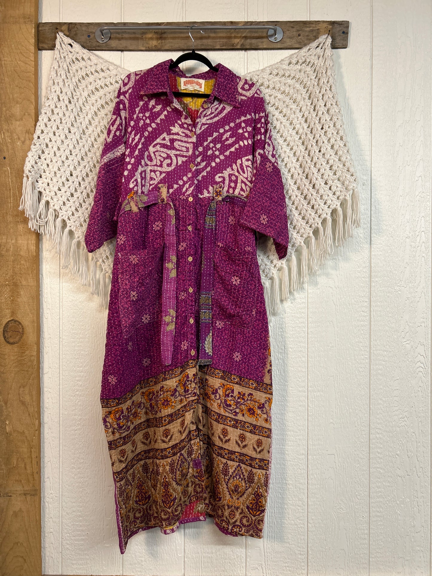 Pareo Kantha Gravity Duster Dress 0226 145