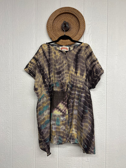 Pareo Kantha Daydreamer Button Down Mini  0526 036