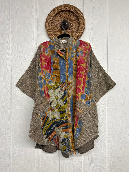 Pareo Kantha Free To Be Button-Down 0426 203