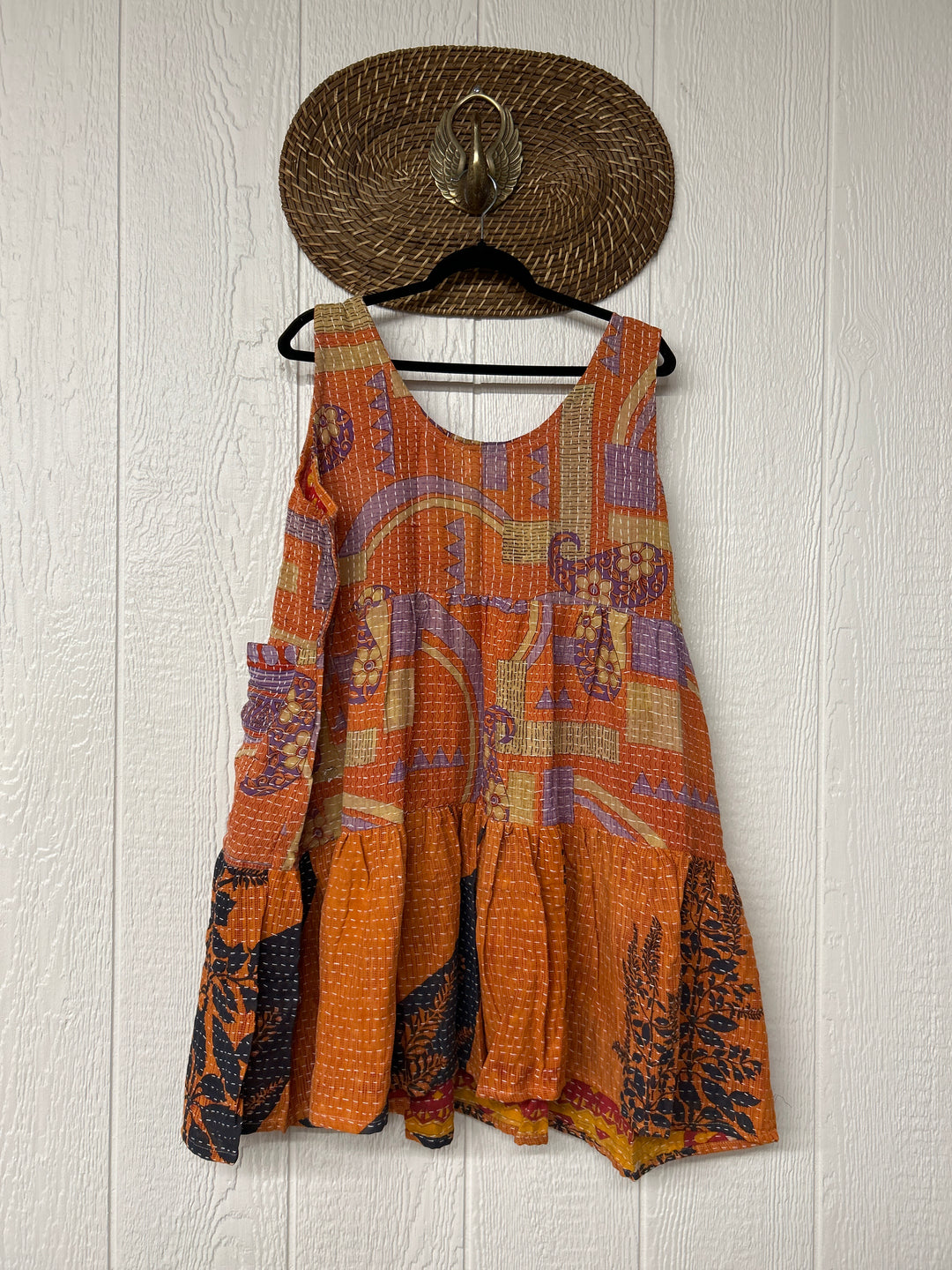 Kantha Meadow Mini Dress 0625 137
