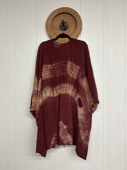Aura Edit Crepe Sari Gaia Split Tunic 0726 020
