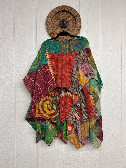 Pareo Kantha Pixie Skirt 0426 133