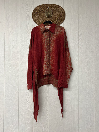 Crepe Sari Nirvana Button Down 1125 157