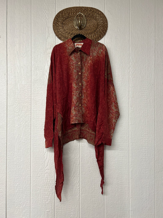 Crepe Sari Nirvana Button Down 1125 157