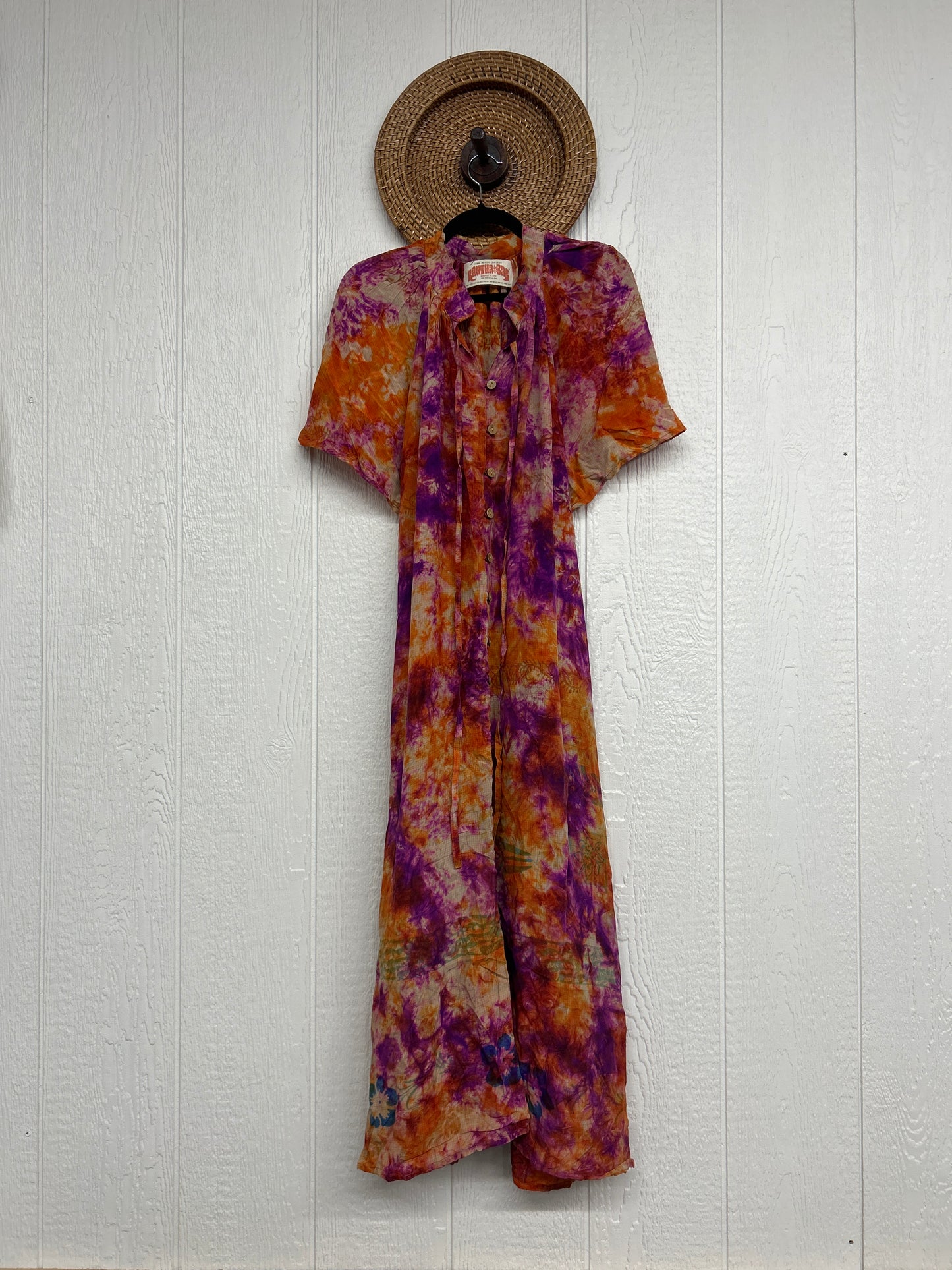 Crepe Sari Summer Woodstock Duster 0626 060